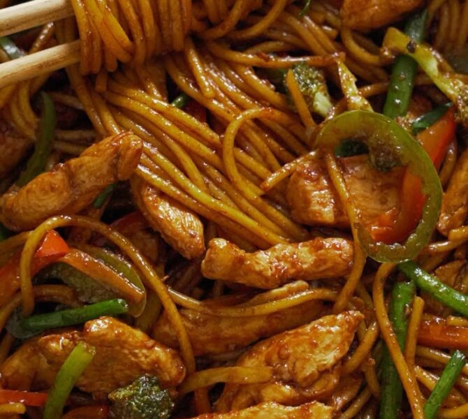 Chicken Stir Fry Noodles