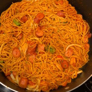 Native Spaghetti (Fish & Kpomo)