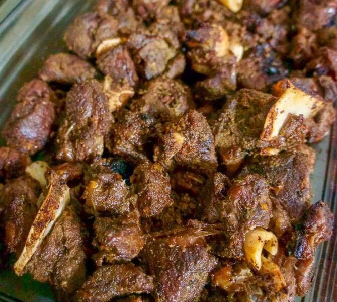 Tassot Cabrit (Fried Goat Meat Bits)