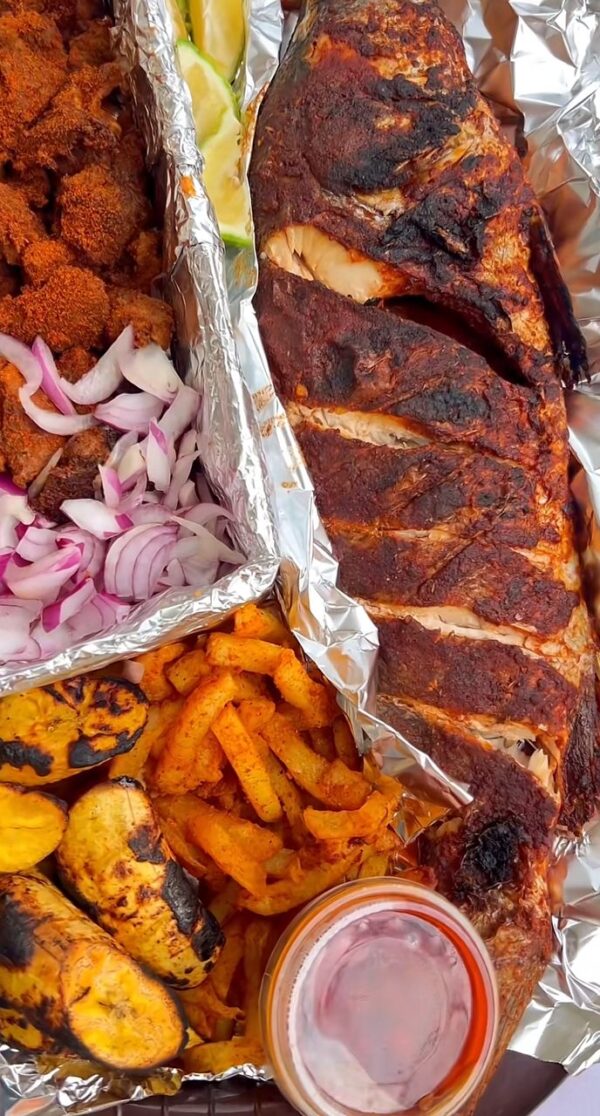 Grilled Croaker Fish & Plantain - Image 2