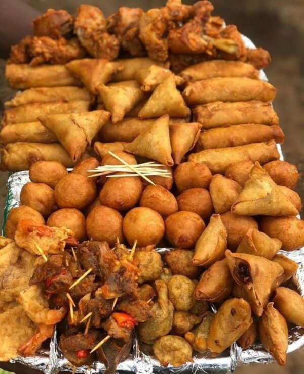 Small Chops (Samosa, Spring Roll & Puff Puff)