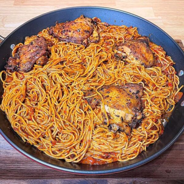 Jollof Pasta & Chicken